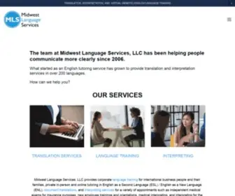 Midwestlanguageservices.com(Midwest Language Services) Screenshot