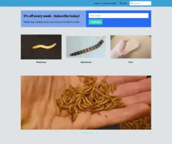 Midwestmealworms.com(Midwest Mealworms) Screenshot