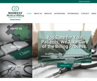 Midwestmedicalbillingservice.com(Serving Omaha NE & Saint Paul MN) Screenshot