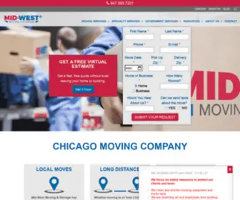 Midwestmoving.com(Chicago Moving Company) Screenshot