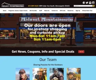 Midwestmtn.com(Gear for outdoor pursuits at Midwest Mountaineering in Minneapolis) Screenshot