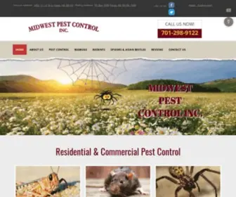 Midwestpestcontrolinc.com(Fargo, ND) Screenshot