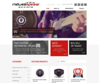 Midwestspeakerrepair.com(Midwest Speaker Repair) Screenshot
