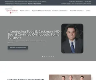 Midwestspine.net(Minnesota Spine Surgeons) Screenshot