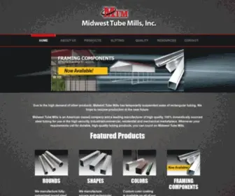 Midwesttubemills.com(MTM) Screenshot