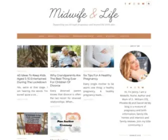 Midwifeandlife.com(Helping you through pregnancy and parenting) Screenshot