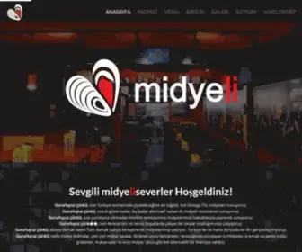 Midyeli.com(İzmir'in yerel ve özgün lezzeti midyeyi en iyi şekilde sunan restaurant) Screenshot