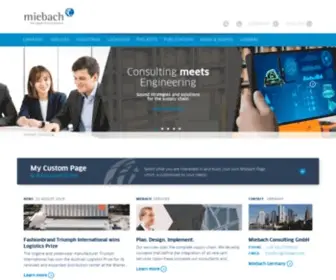 Miebach.com(Miebach Consulting) Screenshot