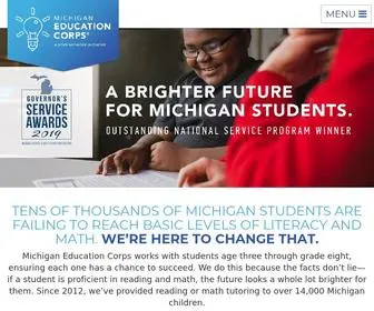 Mieducationcorps.org(Michigan Education Corps) Screenshot