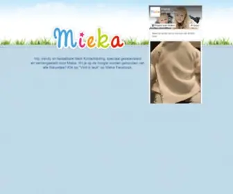 Mieka.nl(Kinderkleding samengesteld door Mieka) Screenshot