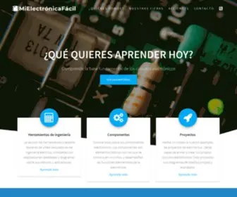 Mielectronicafacil.com(Aprende electrónica gratis) Screenshot