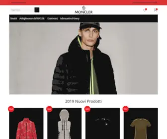 Mieledarancio.it(Negozio in linea Moncler Vendita per Uomo & Donna) Screenshot