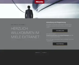 Mieleextranet.de(Miele Extranet) Screenshot