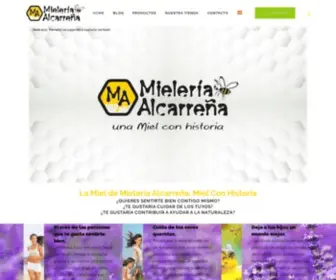 Mieleria.eu(Mielería Alcarreña) Screenshot