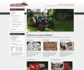 Mielke-Containerservice.de(Mielke & Co) Screenshot