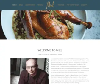 Mielrestaurant.com(Miel is a French) Screenshot