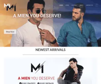 Mien-EG.com(A website for clothes and fashions) Screenshot