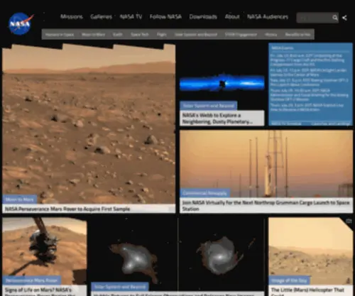 Miena.com(NASA) Screenshot