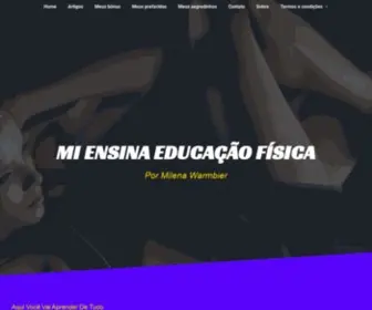 Miensinaef.com(Mi ensina Educação Física) Screenshot