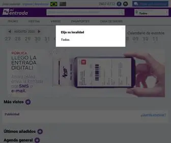 Mientrada.com.uy(Mi Entrada) Screenshot