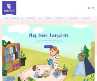 Mieredu.com.au(Educational Toys Online) Screenshot