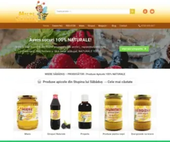 Mieresabadus.ro(Miere, Propolis, Polen,Tei, Salcam, Rapita, Poliflora) Screenshot