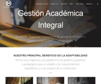 Miescueladigital.com.ar(Mi Escuela Digital) Screenshot