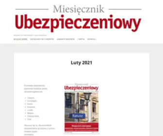 Miesiecznikubezpieczeniowy.pl(Zarządzanie ryzykiem) Screenshot