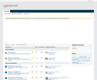 Miestai.net(Miestai ir architektÅ) Screenshot