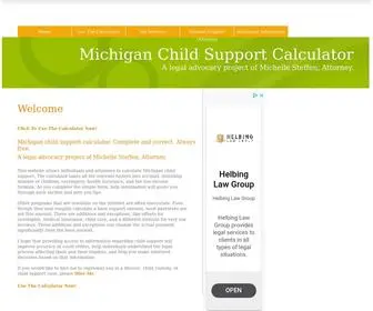 Miestimator.com(Michigan Child Support Calculator) Screenshot