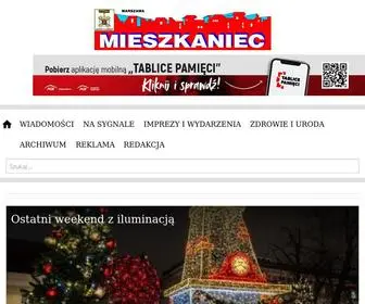 Mieszkaniec.pl(WARSZAWSKO-PRASKIE CZASOPISMO SPO) Screenshot