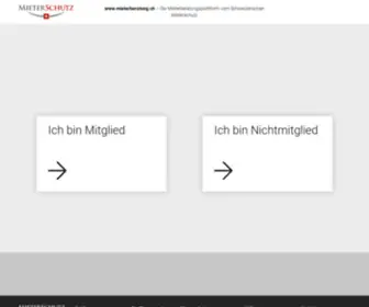 Mieterberatung.ch(Mieterberatung vom Mieterschutz Schweiz) Screenshot