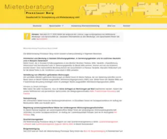 Mieterberatungpb.de(Mieterberatung Prenzlauer Berg GmbH) Screenshot