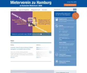 Mieterverein-Hamburg.de(Mieterverein zu Hamburg) Screenshot