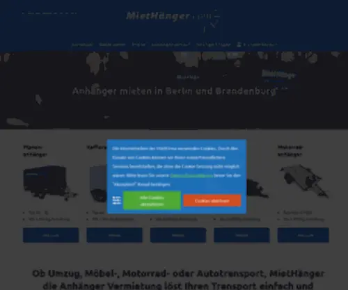 Miethaenger.com(Miethaenger) Screenshot