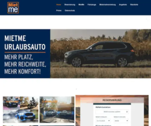 Mietme.de(MietMe Ihre Autovermietung & Motorradvermietung) Screenshot
