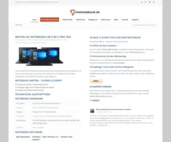 Mietnotebook.de(Notebook mieten) Screenshot