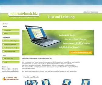 Mietnotebook.net(Notebook mieten) Screenshot