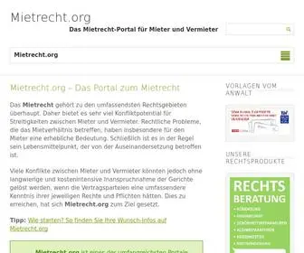 Mietrecht.org(Das) Screenshot