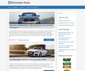 Mietwagen-Radar.de(Home) Screenshot