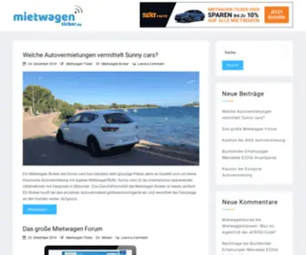 Mietwagen-Ticker.de(Autovermietung & Carsharing) Screenshot