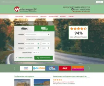 Mietwagen24.de(Mietwagen & Autovermietung im Preisvergleich) Screenshot