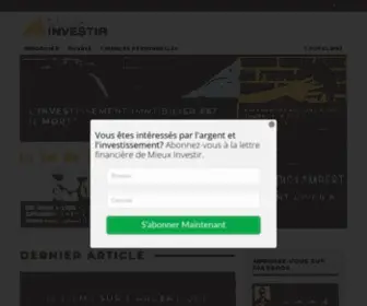 Mieuxinvestir.ca(Immobilier et Bourse) Screenshot