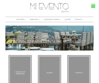 Mieventorenta.com(MI EVENTO RENTA) Screenshot
