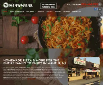 Mifamiliamantua.com(Pizzeria) Screenshot