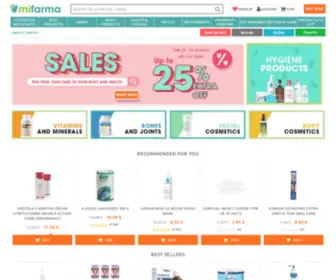 Mifarma.co.uk(Your Trustworthy Online Pharmacy) Screenshot