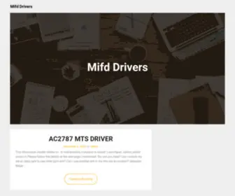 Mifd.mobi(Mifd Drivers) Screenshot