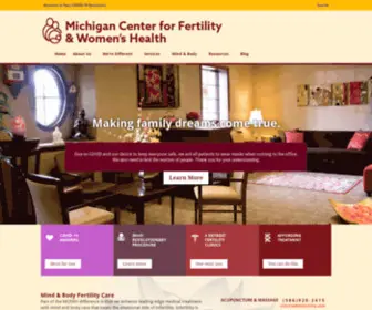 Mifertility.com(Making Family Dreams Come True) Screenshot