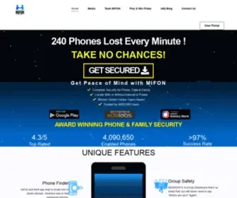 Mifon.mobi(Anti Theft Mobile App) Screenshot