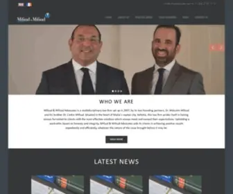 Mifsudadvocates.com.mt(Mifsud and Mifsud Advocates) Screenshot